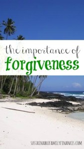 the importance of forgiveness